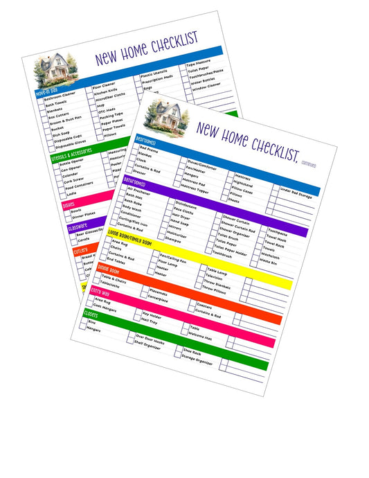 New Home Checklist