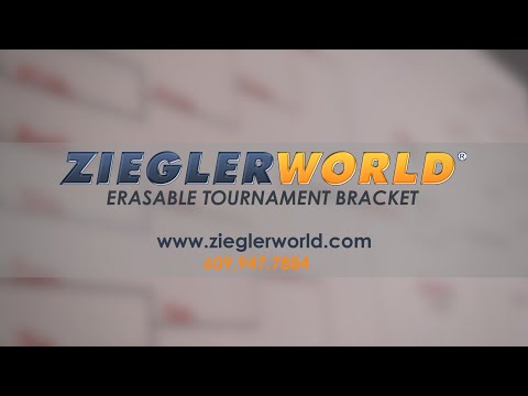 Erasable Tournament Brackets